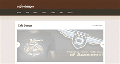 Desktop Screenshot of cafe-danger.com