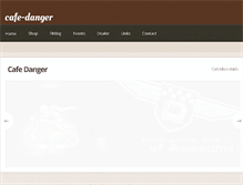 Tablet Screenshot of cafe-danger.com